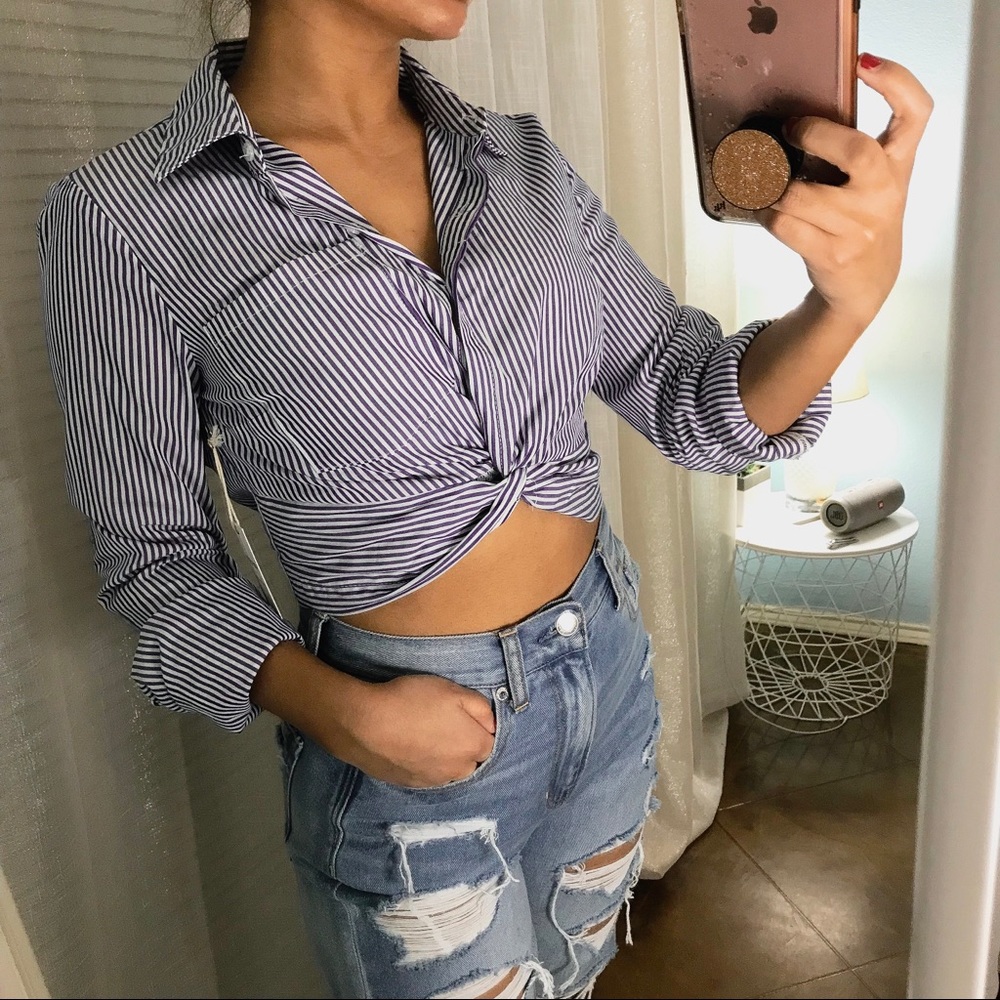 Cropped blouse